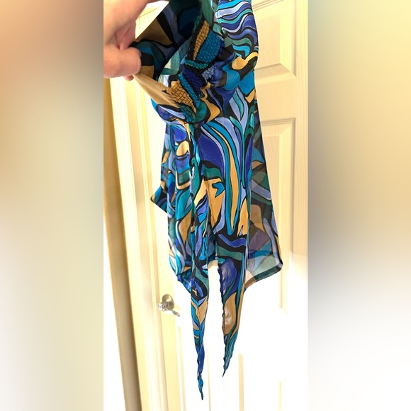 Chico’s Ruana floral cuffed duster - Picture 5 of 8